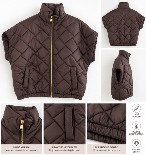 Bodywarmer Emma Bruin