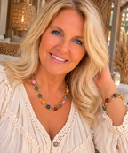 Colourful Elegance – Goudkleurige ketting
