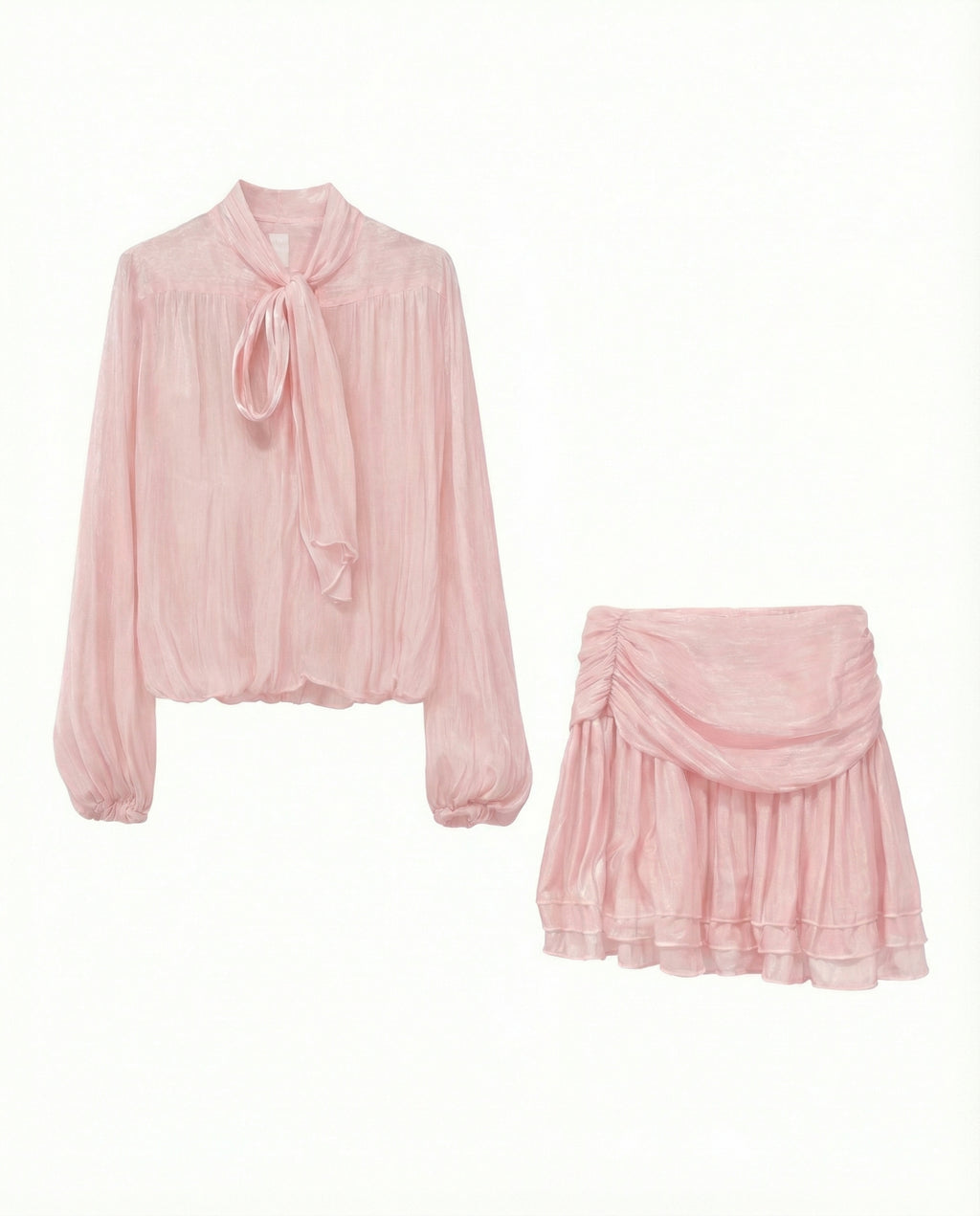 Blush set roze