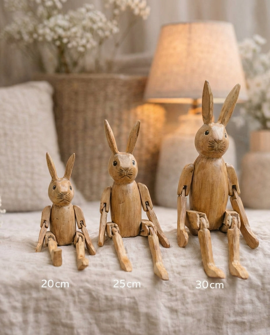 Houten bungel bunny
