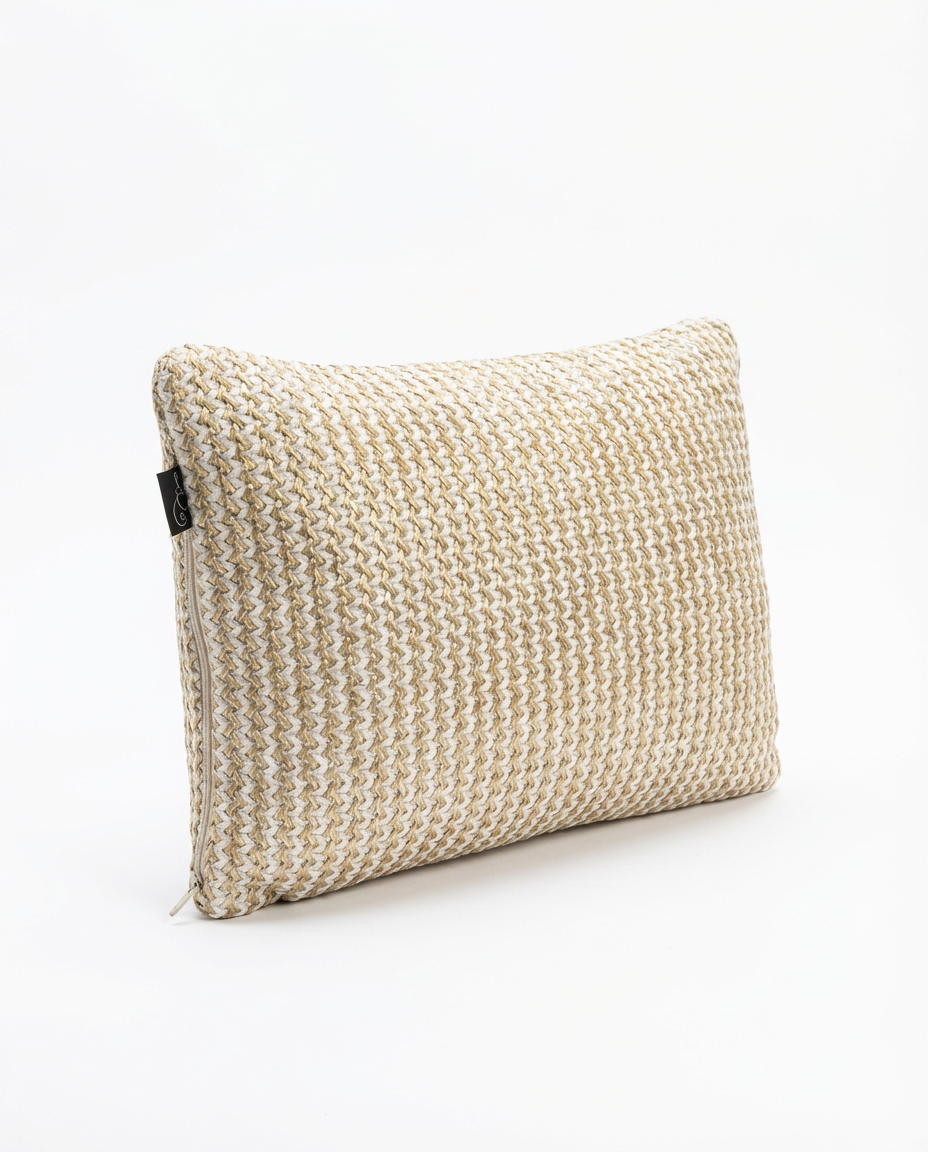 Golden weave kussen