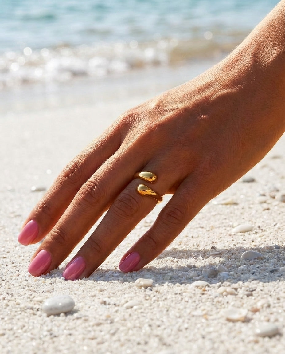 Gouden Open Ring – Minimalistisch Design