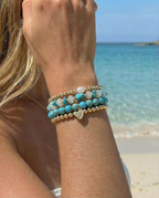 Armbanden set turquoise