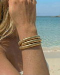 Gouden chunky bangle