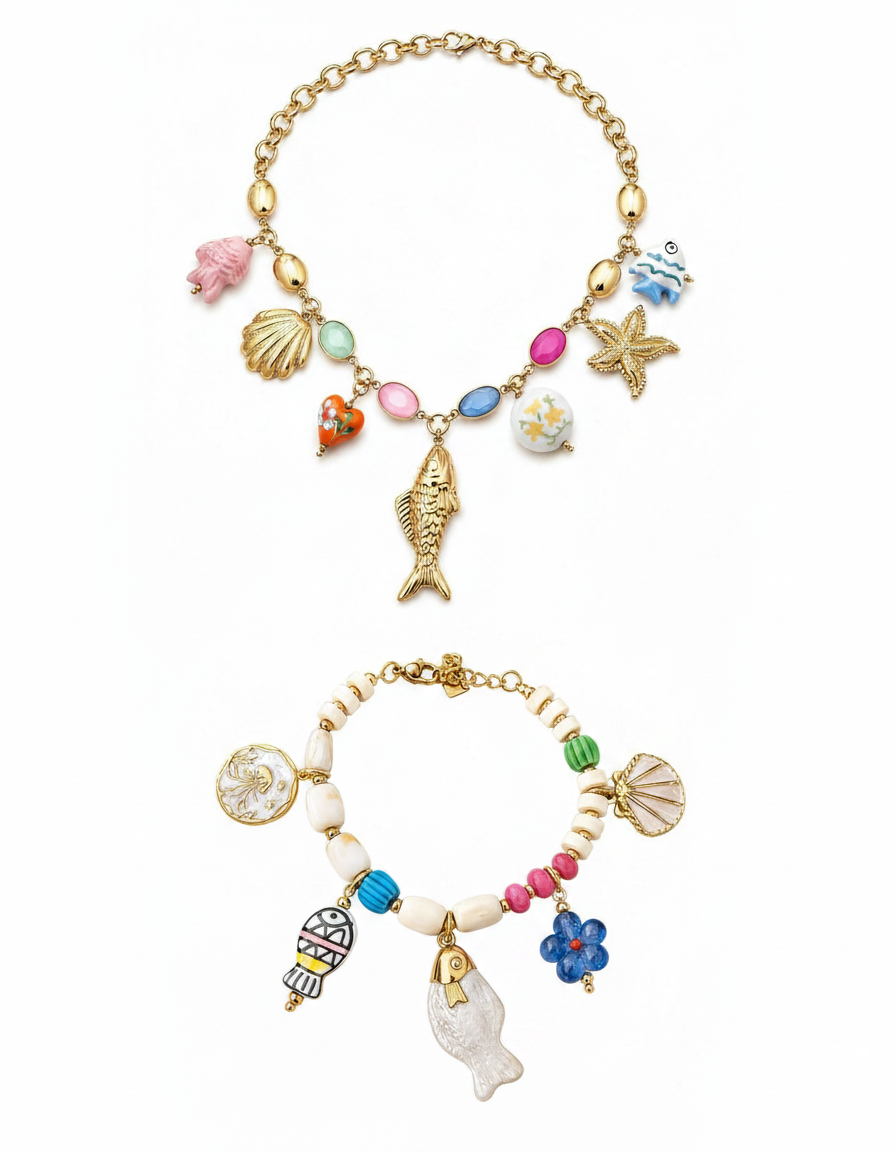 Ocean breeze set| ketting + armband