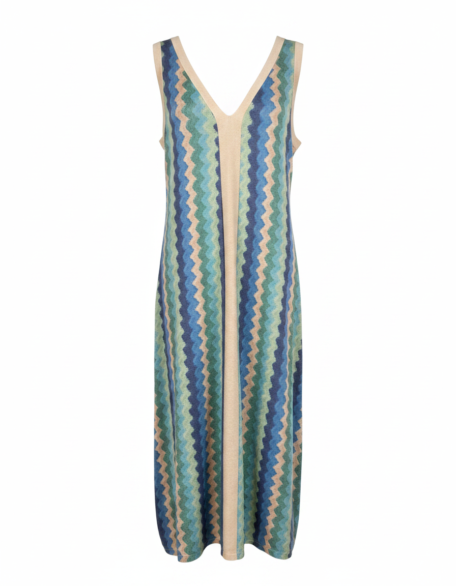 Maxi Jurk Daisy Blue