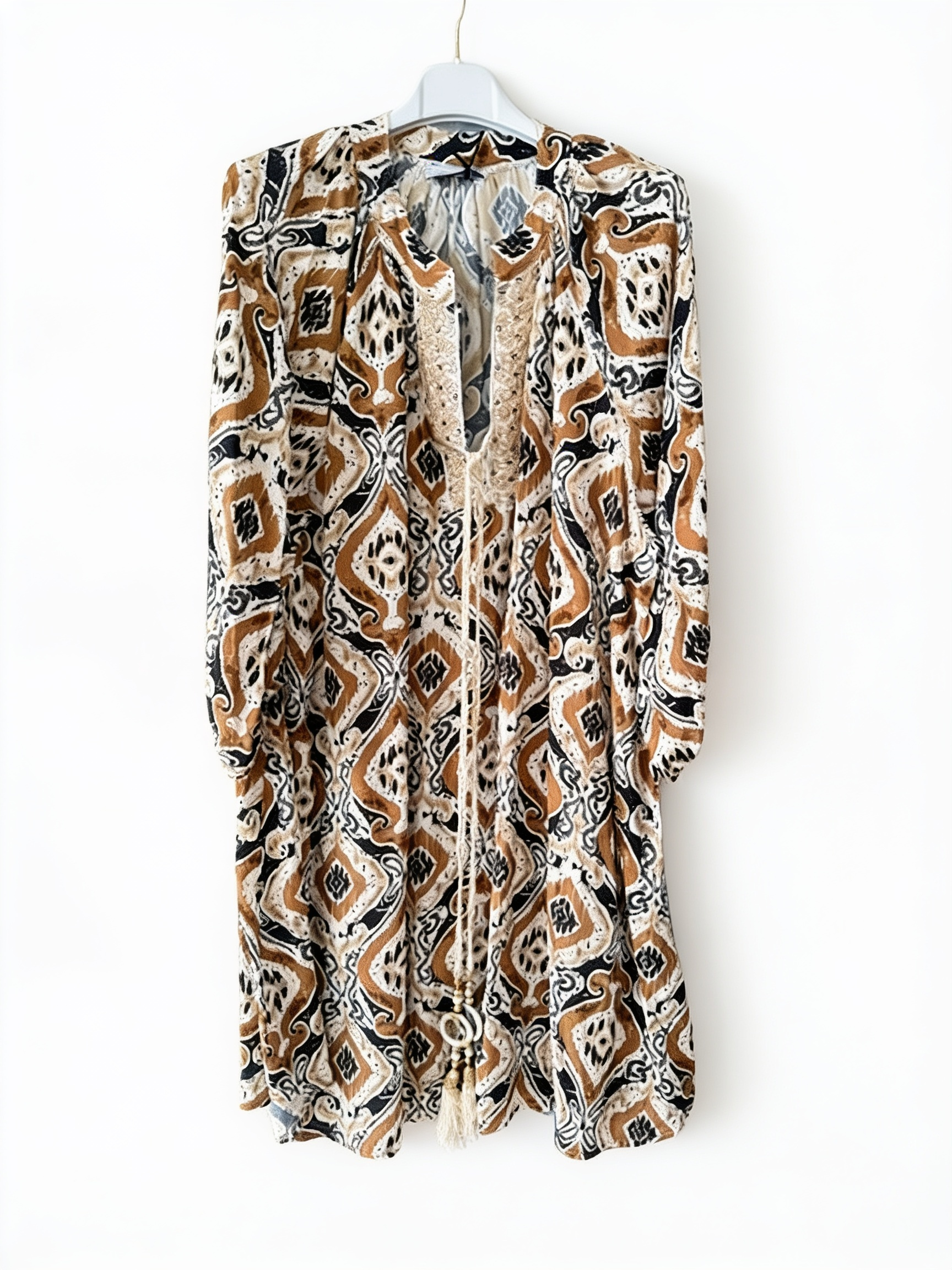 Boho Ibiza jurk camel