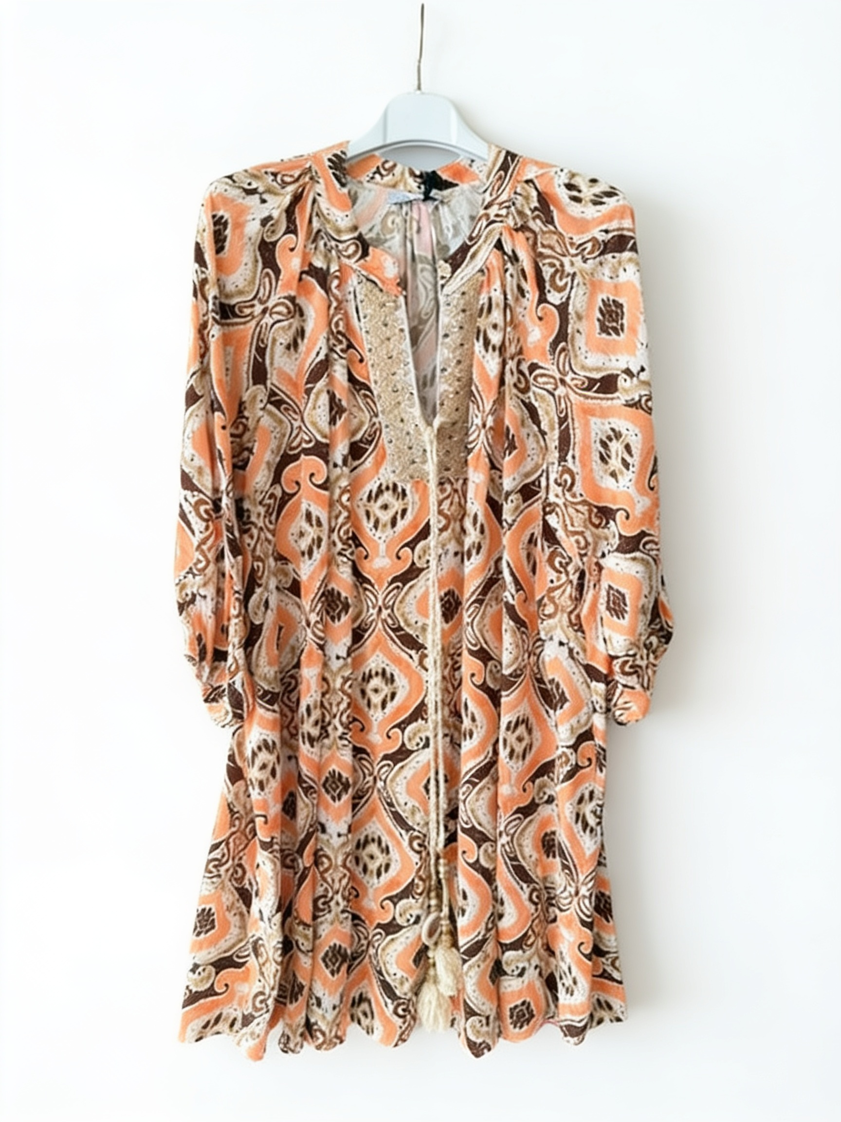 Boho Ibiza jurk Oranje