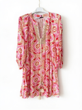 Boho Ibiza jurk Roze