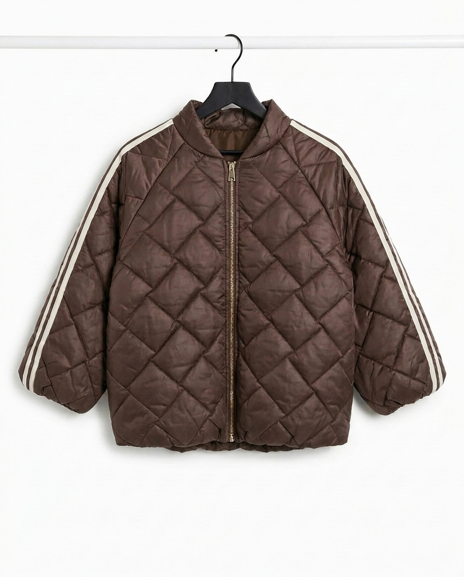 Striped jacket choco